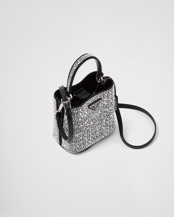 Prada Panier satin bag with crystals Prada Panier satin bag with crystals