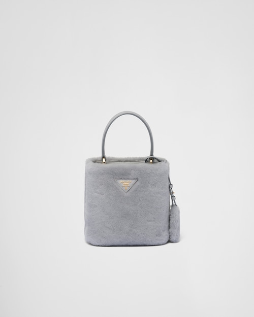 PRADA シアリング トートロゴ ショルダーバッグ