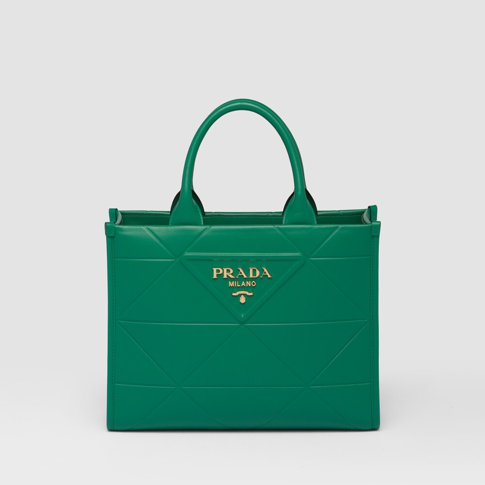 Prada Small leather Prada Symbole bag with topstitching 1