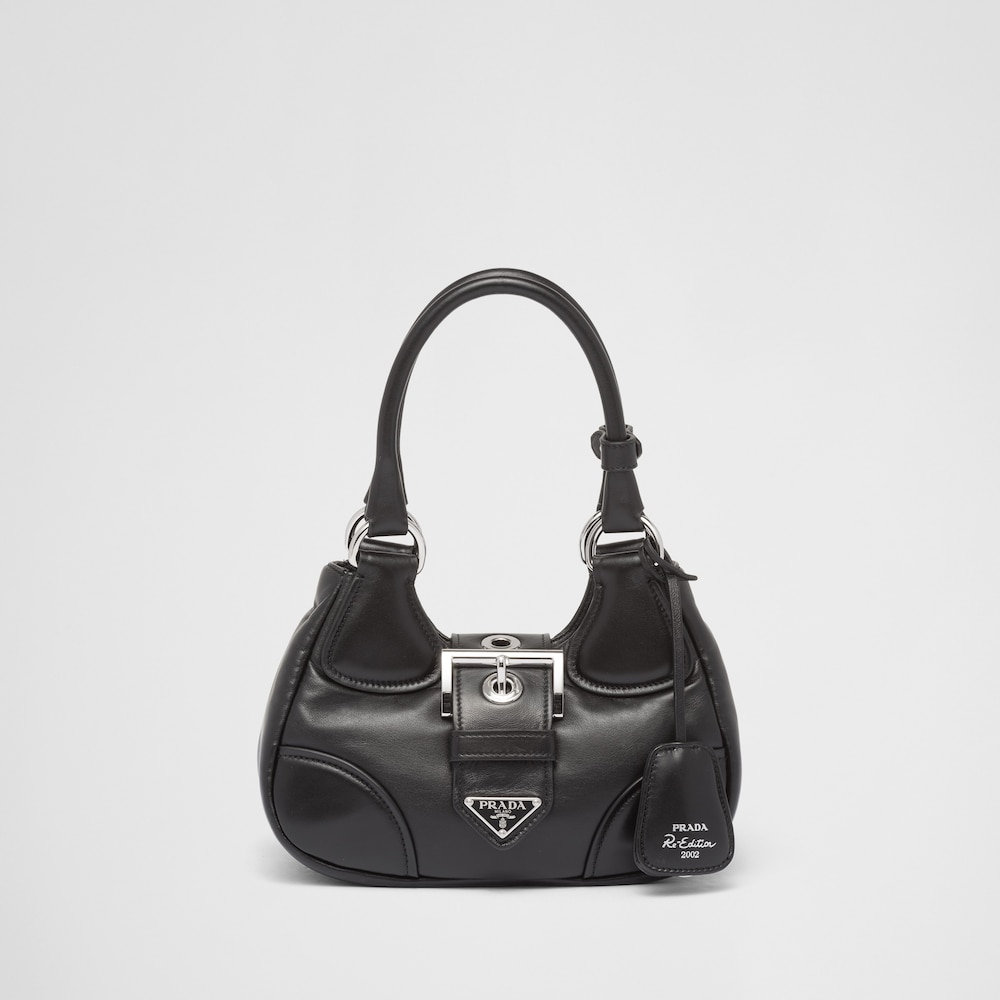 Bolso de napa acolchada Prada Moon Negro | Prada Bolso de napa acolchada Prada Moon Negro | Prada