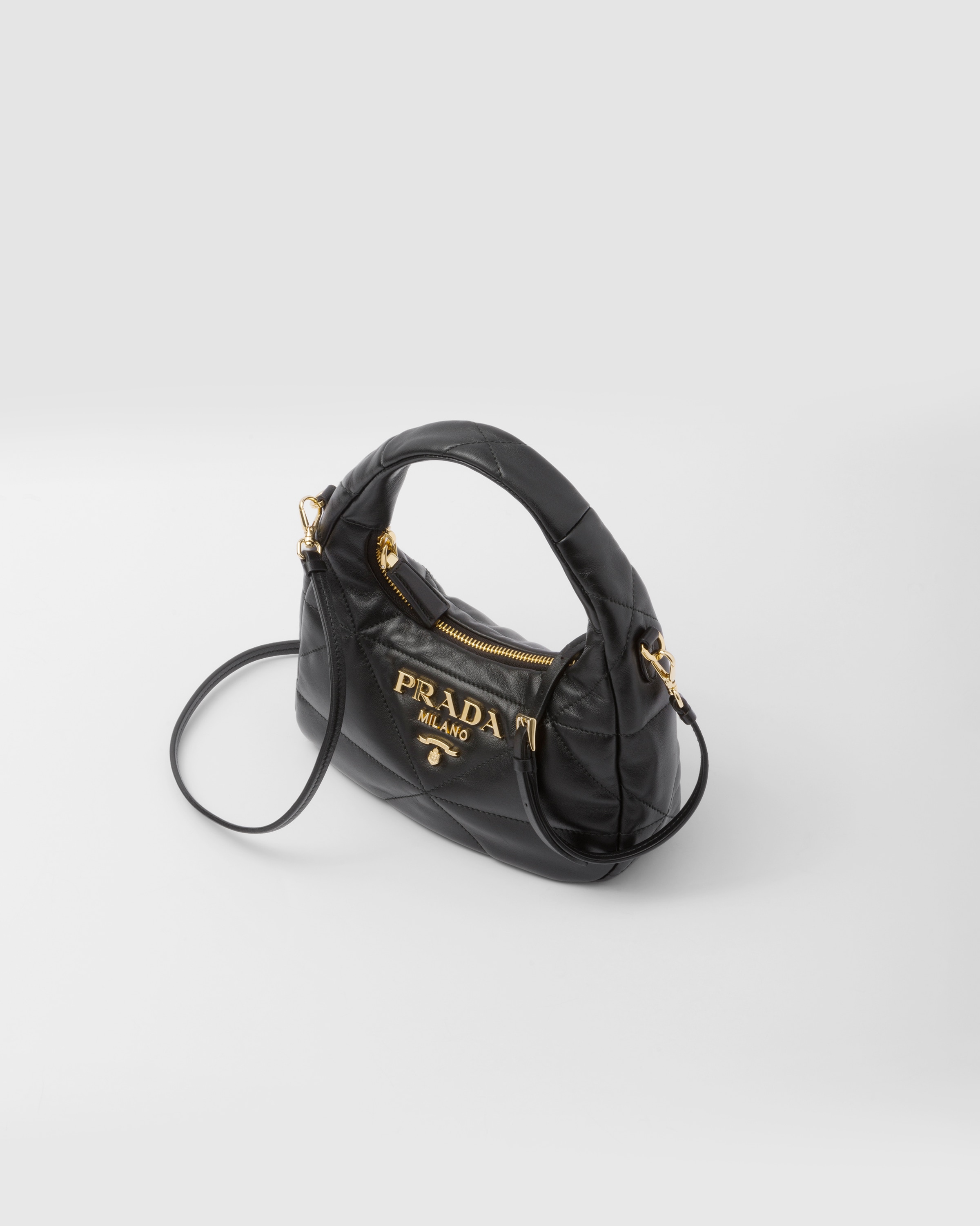 Orbita mini handbag with nappa leather chain
