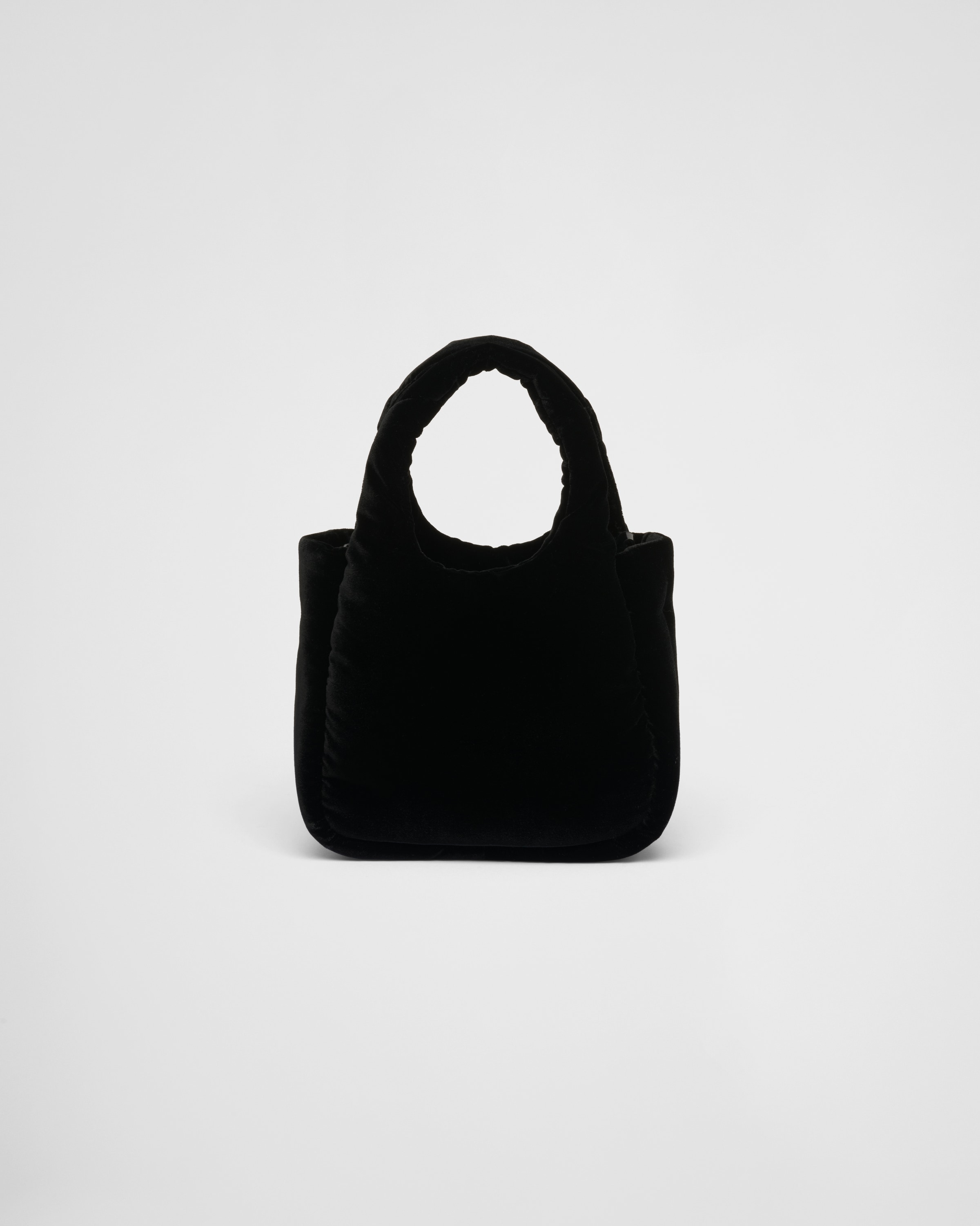 Black Padded Velvet Mini Handbag PRADA