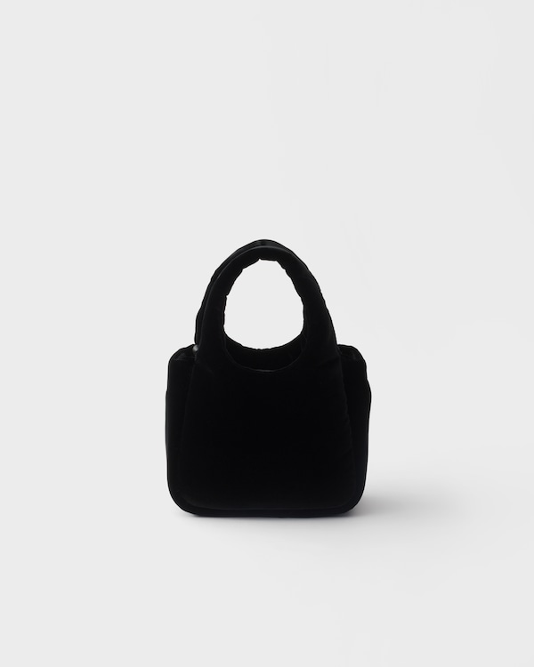 Padded velvet mini handbag Padded velvet mini handbag