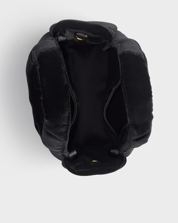 Padded velvet mini handbag Padded velvet mini handbag