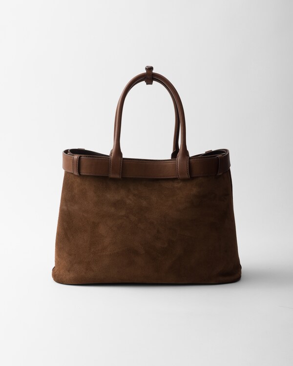 大号Prada Buckle袢带绒面皮革手袋 大号Prada Buckle袢带绒面皮革手袋