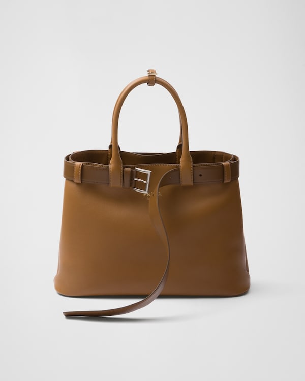 Black Saffiano leather briefcase | PRADA