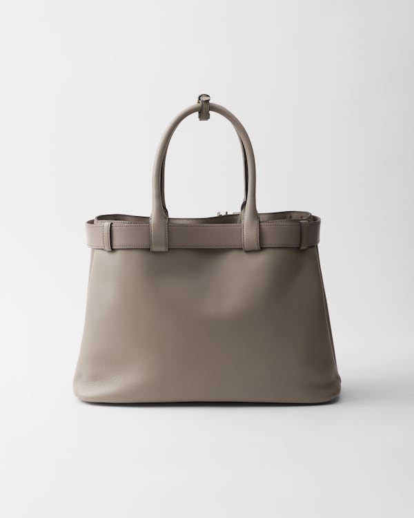 Prada Buckle large leather handbag with belt  Prada Buckle large leather handbag with belt