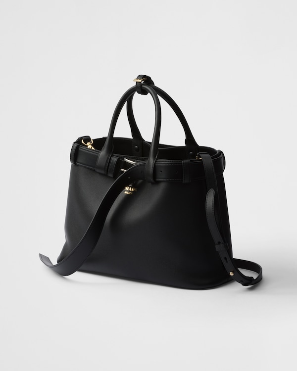 Prada Buckle medium leather handbag with belt Prada Buckle medium leather handbag with belt