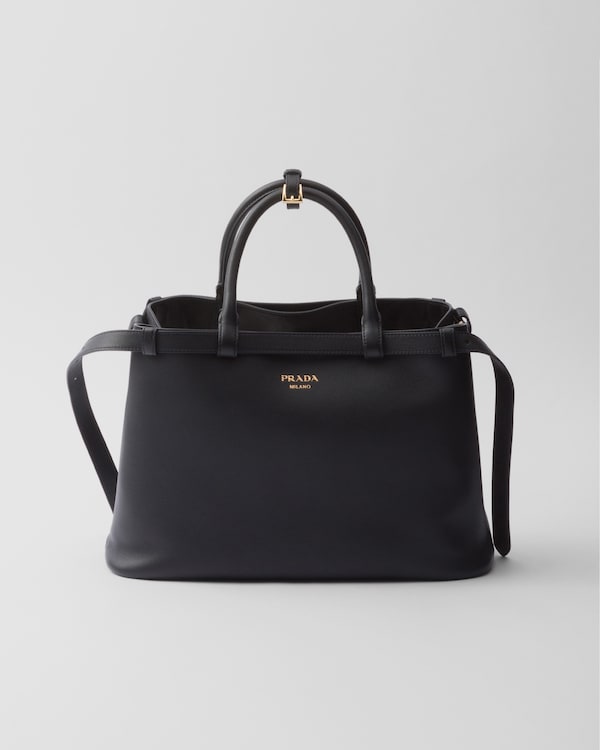 ナチュラル スモール リネンブレンド ハンドバッグ | PRADA