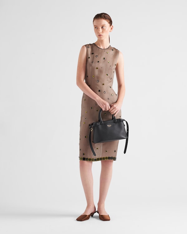 Prada Buckle small leather handbag with double belt Prada Buckle small leather handbag with double belt