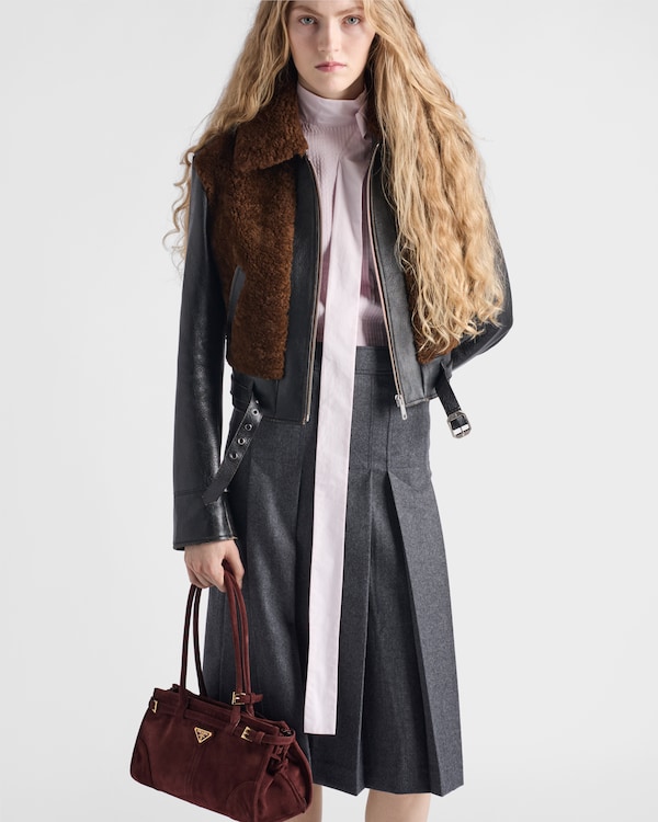 Prada Bonnie medium suede handbag Prada Bonnie medium suede handbag