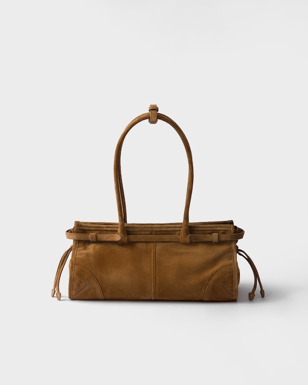 プラダ ボニー ミディアム スエード ハンドバッグ プラダ ボニー ミディアム スエード ハンドバッグ