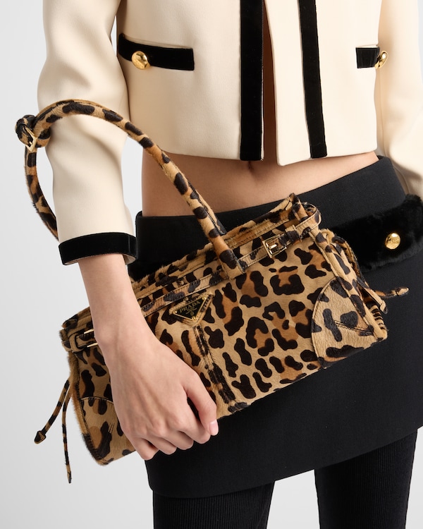 Sac à main Prada Bonnie en cuir imprimé Sac à main Prada Bonnie en cuir imprimé