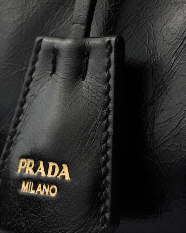 Prada Bonnie medium leather bag - Black Prada Bonnie medium leather bag - Black