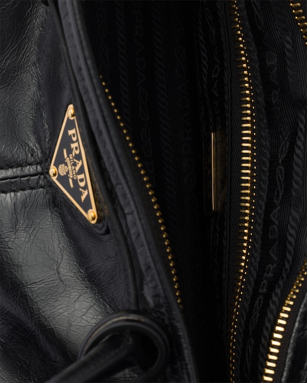 Prada Bonnie medium leather bag - Black Prada Bonnie medium leather bag - Black