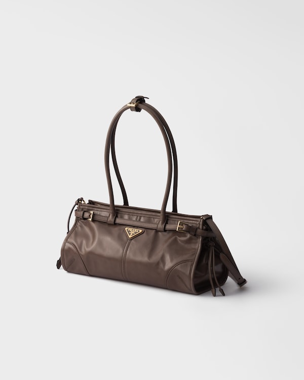 Prada Bonnie medium leather handbag - Clay Prada Bonnie medium leather handbag - Clay