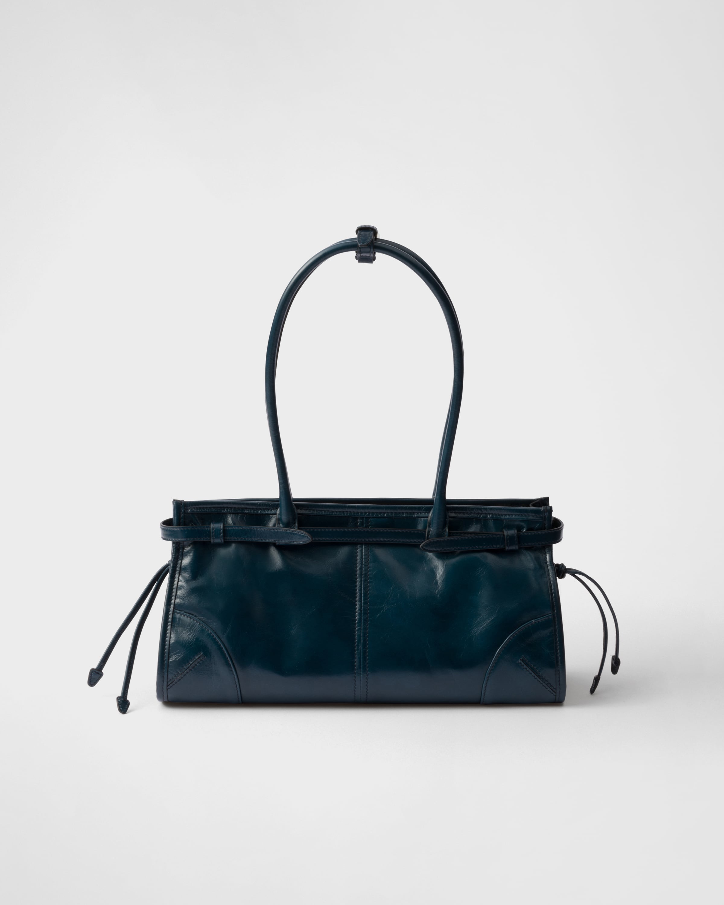 ずっと気になってた Denim Prada Bonnie medium leather handbag | PRADA ハンドバッグ