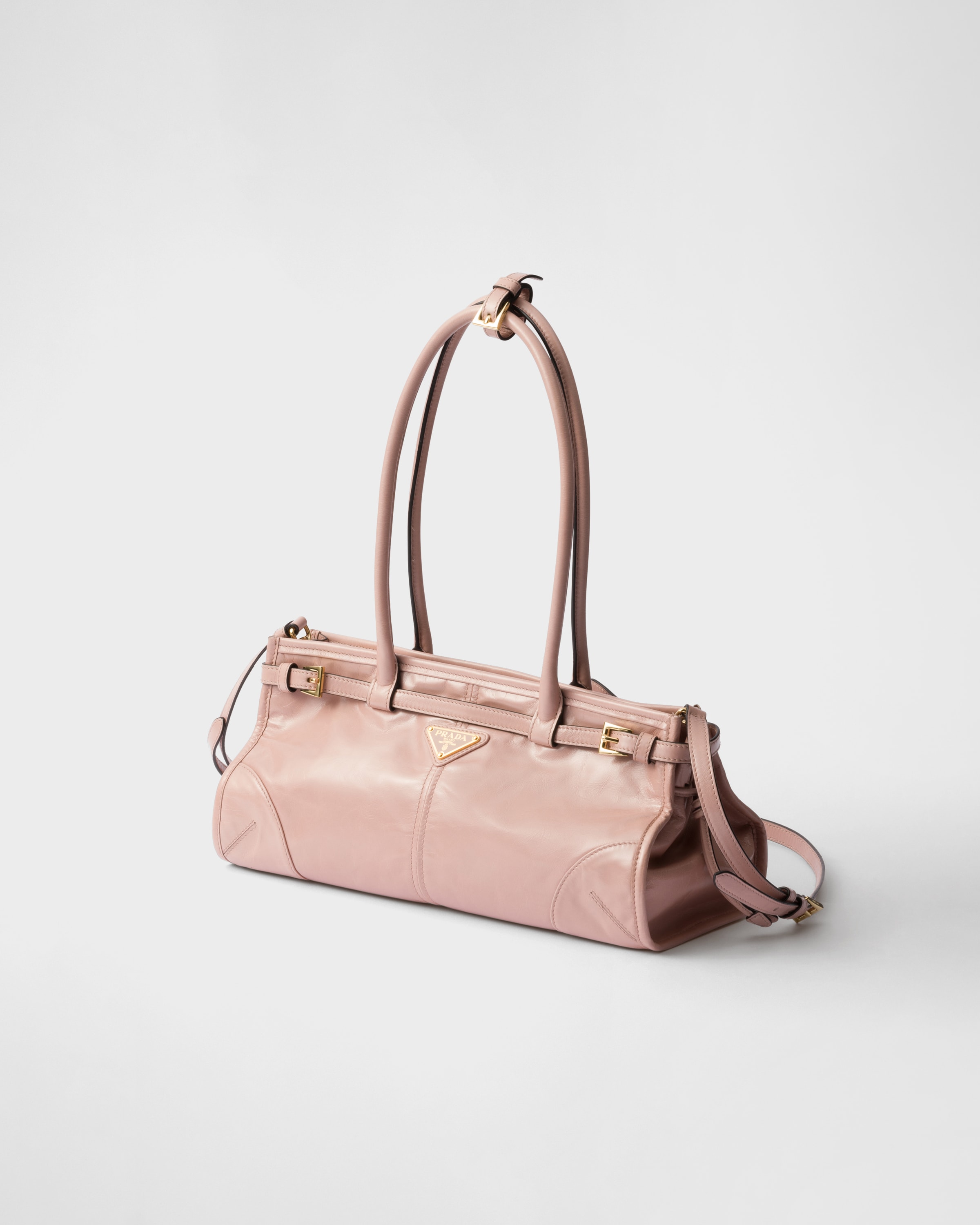 Lily-of-the-Valley Prada Bonnie medium leather handbag | PRADA