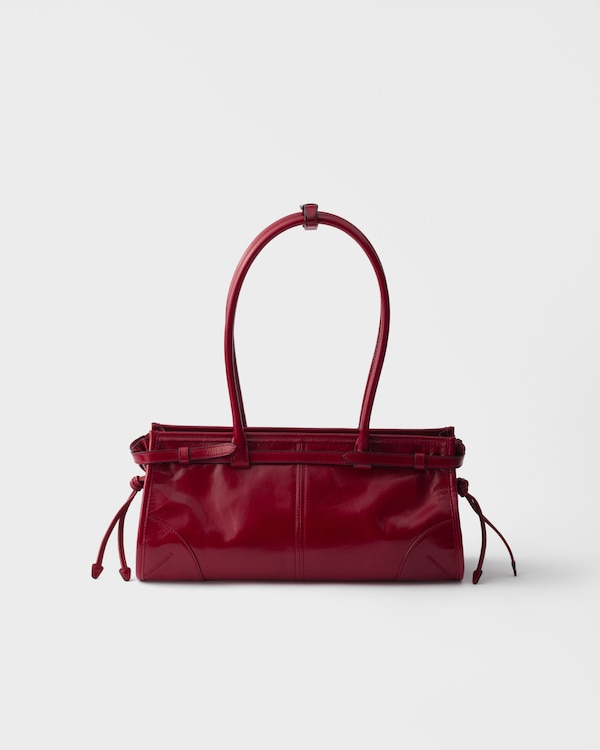 Prada Bonnie medium leather handbag - Ruby red Prada Bonnie medium leather handbag - Ruby red