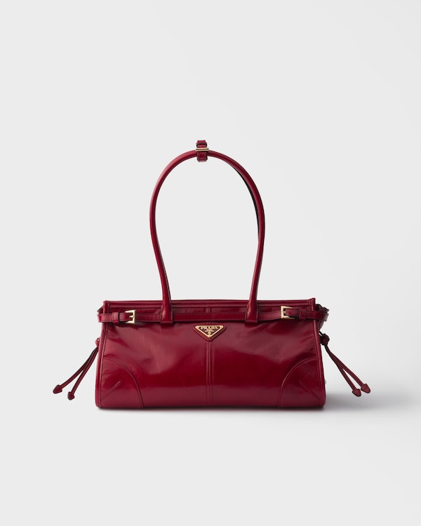 Prada Bonnie medium leather handbag - Ruby red Prada Bonnie medium leather handbag - Ruby red