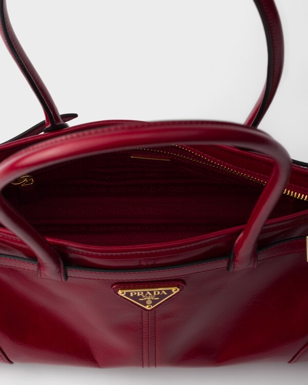 Prada Bonnie medium leather handbag - Ruby red Prada Bonnie medium leather handbag - Ruby red