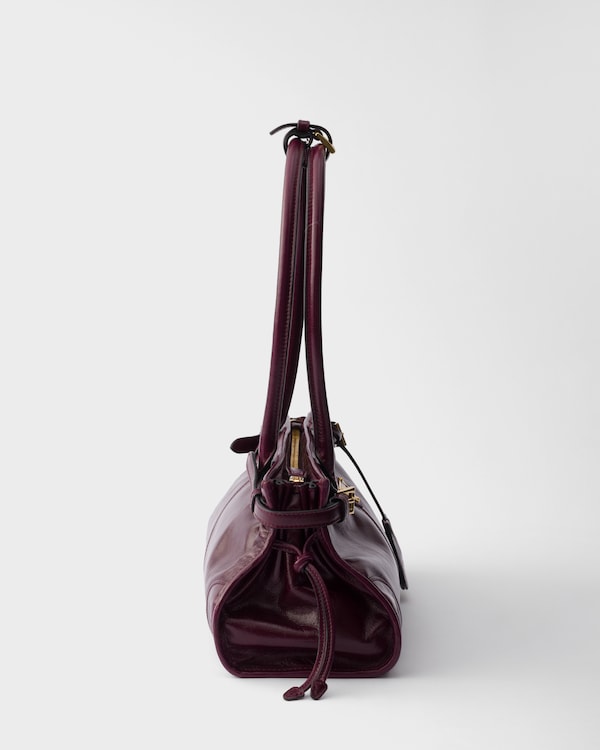 Prada Bonnie medium leather bag - Burgundy Prada Bonnie medium leather bag - Burgundy