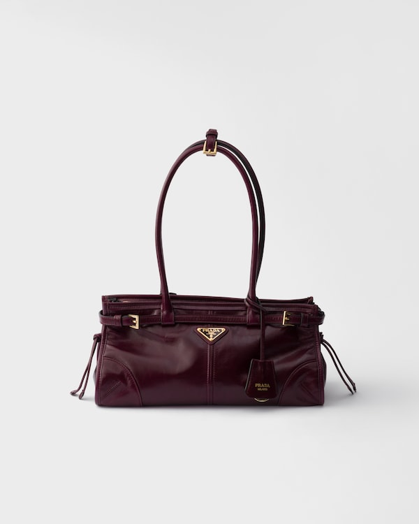Prada Bonnie medium leather bag - Burgundy Prada Bonnie medium leather bag - Burgundy