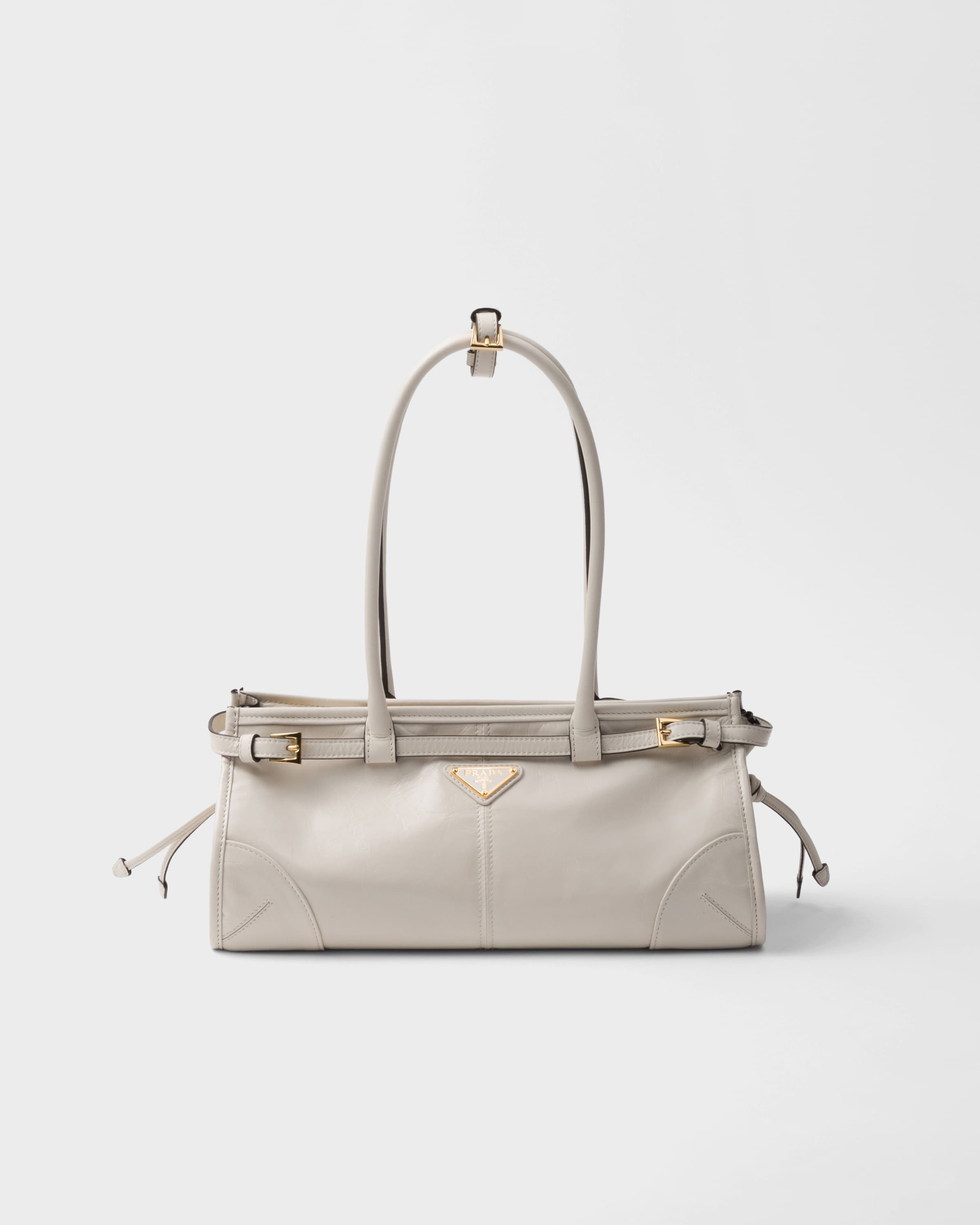 Borse in Pelle Tessuto Jacquard e Nylon da Donna PRADA