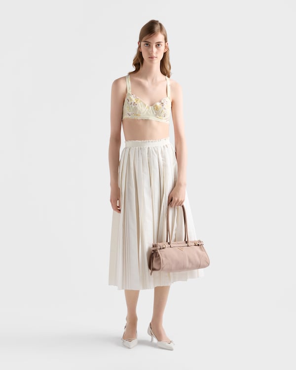 Prada Bonnie medium nubuck leather handbag - Water Lily Prada Bonnie medium nubuck leather handbag - Water Lily