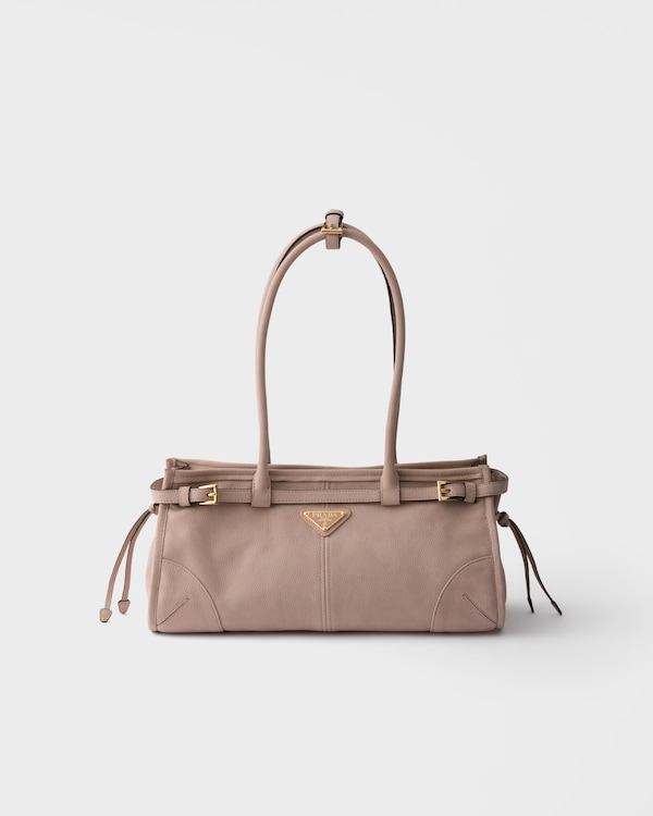 حقيبة يد Prada Bonnie متوسطة من جلد نوبوك - زنبق الماء حقيبة يد Prada Bonnie متوسطة من جلد نوبوك - زنبق الماء