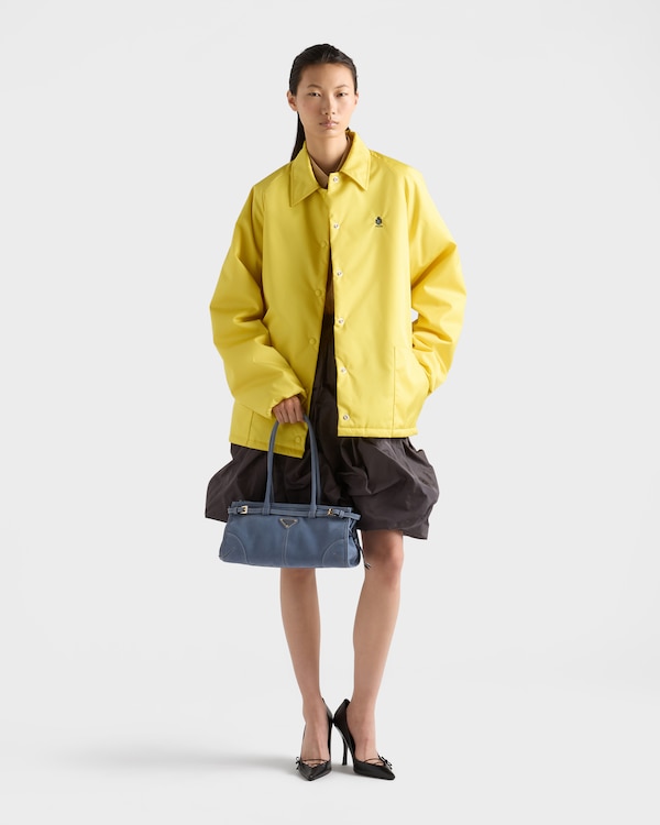 Prada Bonnie medium nubuck leather handbag - Aviation Blue Prada Bonnie medium nubuck leather handbag - Aviation Blue