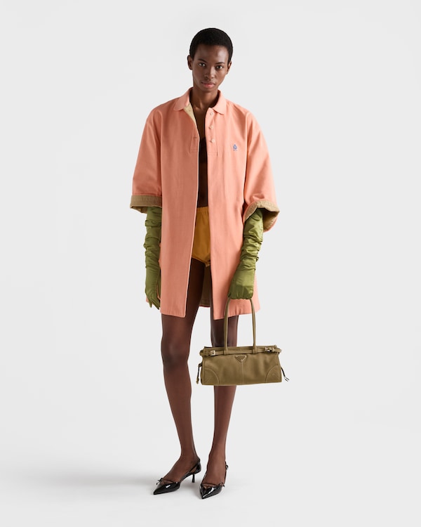 Prada Bonnie medium nubuck leather handbag - Desert Beige Prada Bonnie medium nubuck leather handbag - Desert Beige