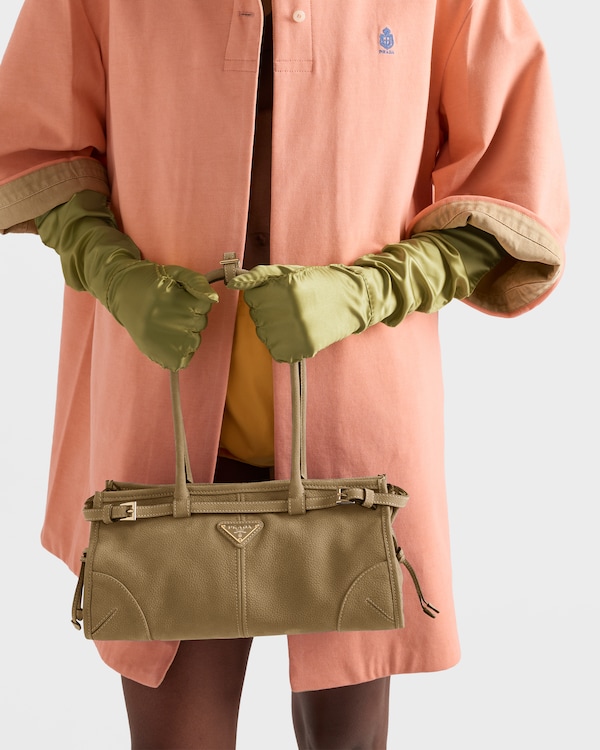 Prada Bonnie medium nubuck leather handbag - Desert Beige Prada Bonnie medium nubuck leather handbag - Desert Beige