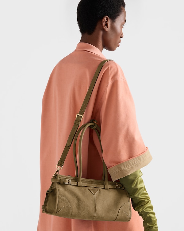 Prada Bonnie medium nubuck leather handbag - Desert Beige Prada Bonnie medium nubuck leather handbag - Desert Beige