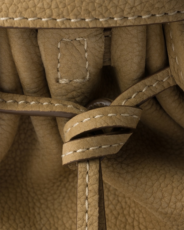 Prada Bonnie medium nubuck leather handbag - Desert Beige Prada Bonnie medium nubuck leather handbag - Desert Beige