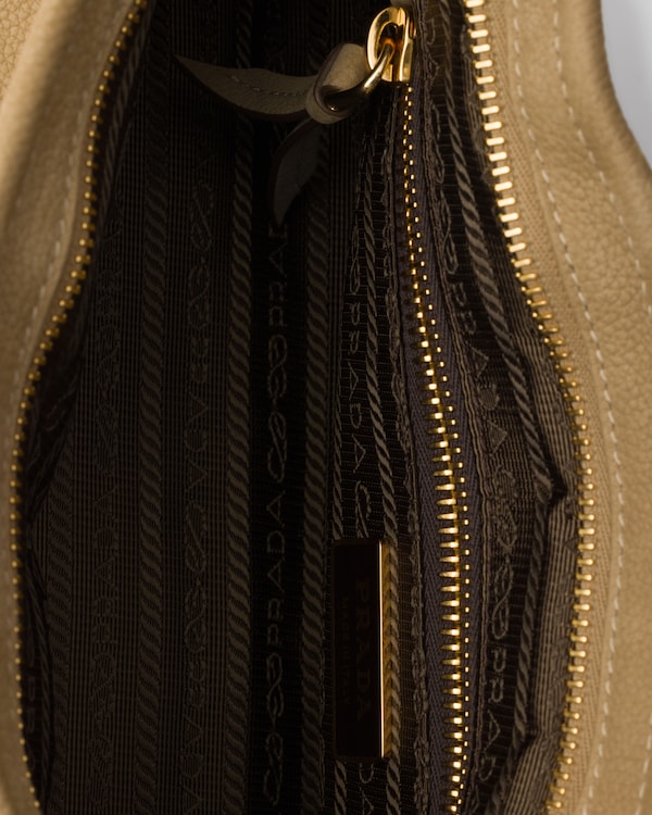 Prada Bonnie medium nubuck leather handbag - Desert Beige Prada Bonnie medium nubuck leather handbag - Desert Beige