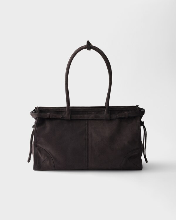 Grand sac à main Prada Bonnie en veau velours Grand sac à main Prada Bonnie en veau velours