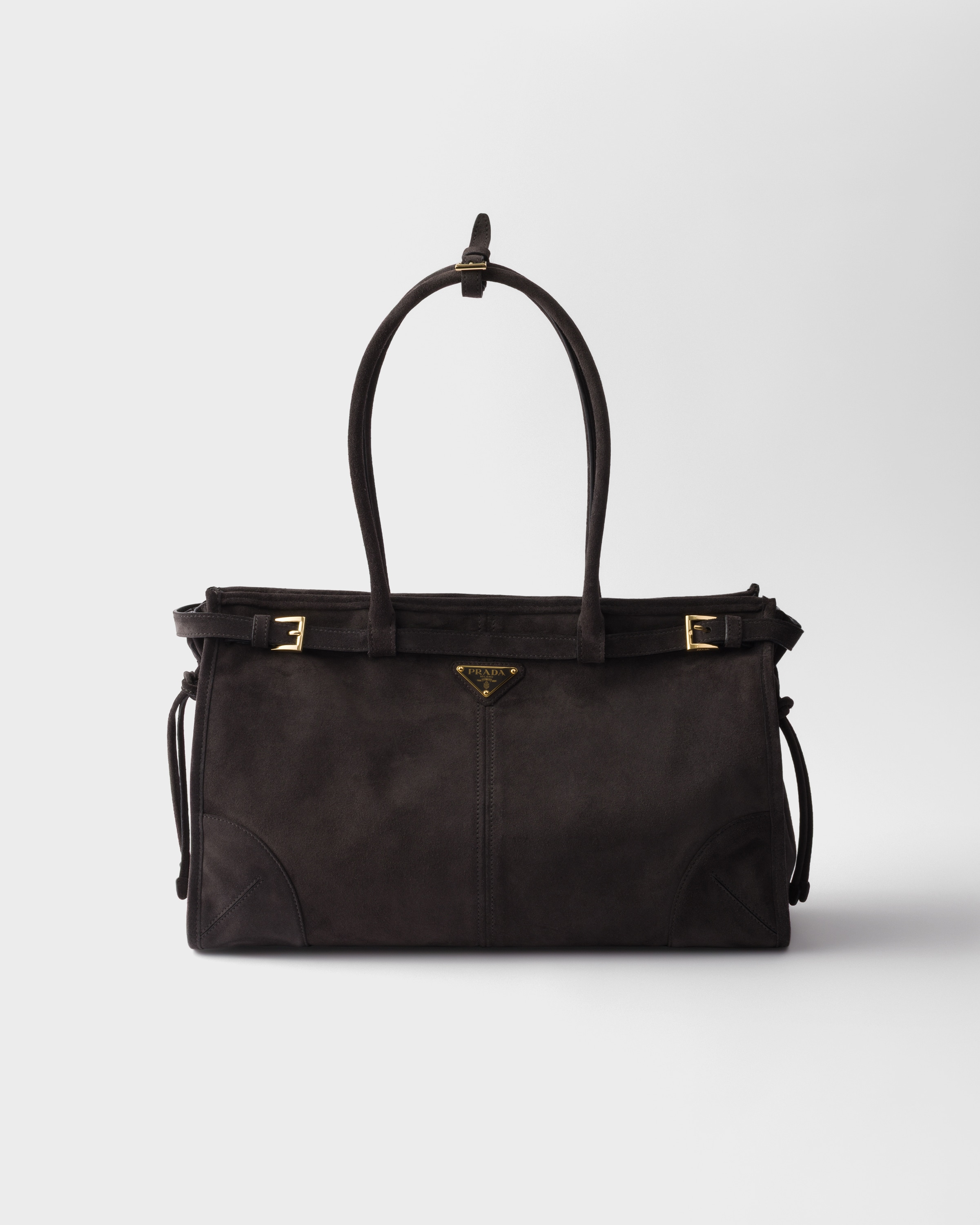 Prada Prada Bonnie large suede handbag