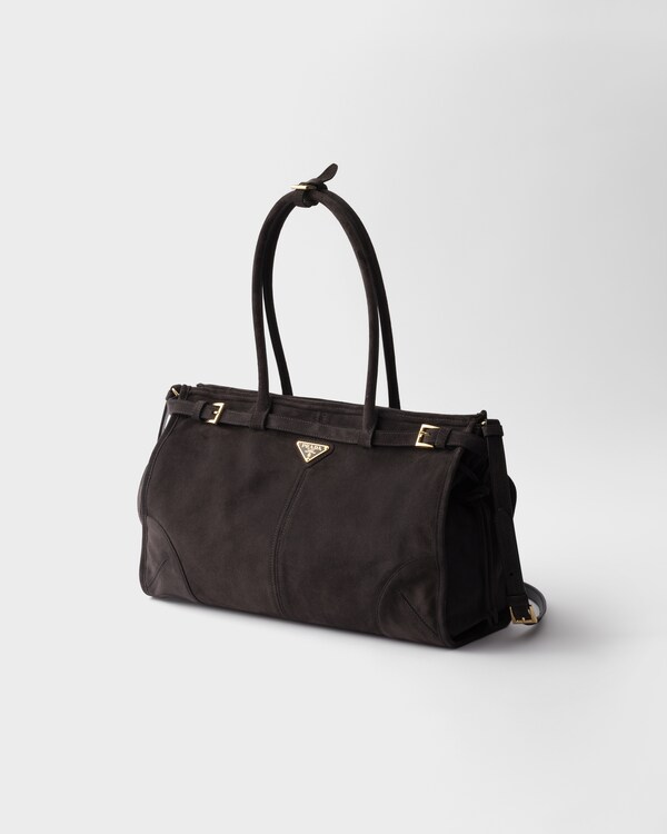 Grand sac à main Prada Bonnie en veau velours Grand sac à main Prada Bonnie en veau velours