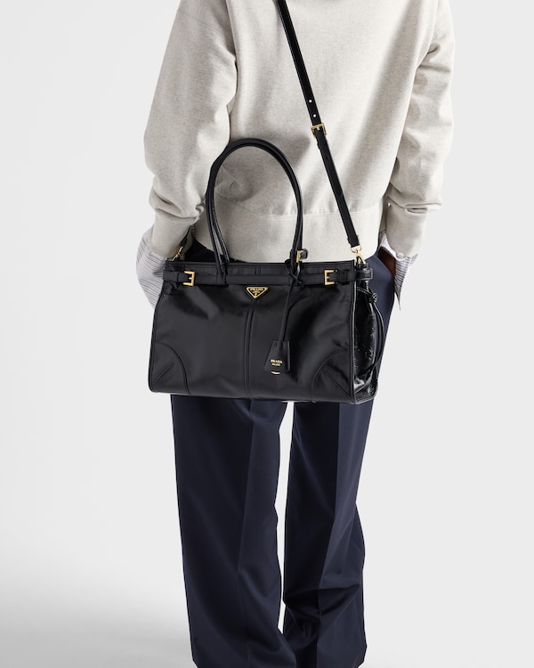 Prada Bonnie large leather handbag - Black Prada Bonnie large leather handbag - Black