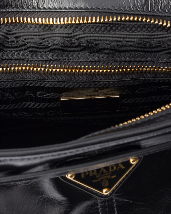 Prada Bonnie large leather handbag - Black Prada Bonnie large leather handbag - Black