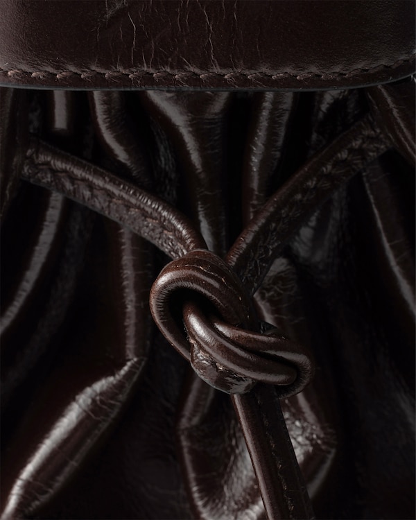 Prada Bonnie large leather handbag - Dark Brown Prada Bonnie large leather handbag - Dark Brown