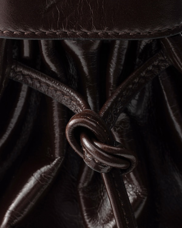 Prada Bonnie large leather handbag - Dark Brown Prada Bonnie large leather handbag - Dark Brown