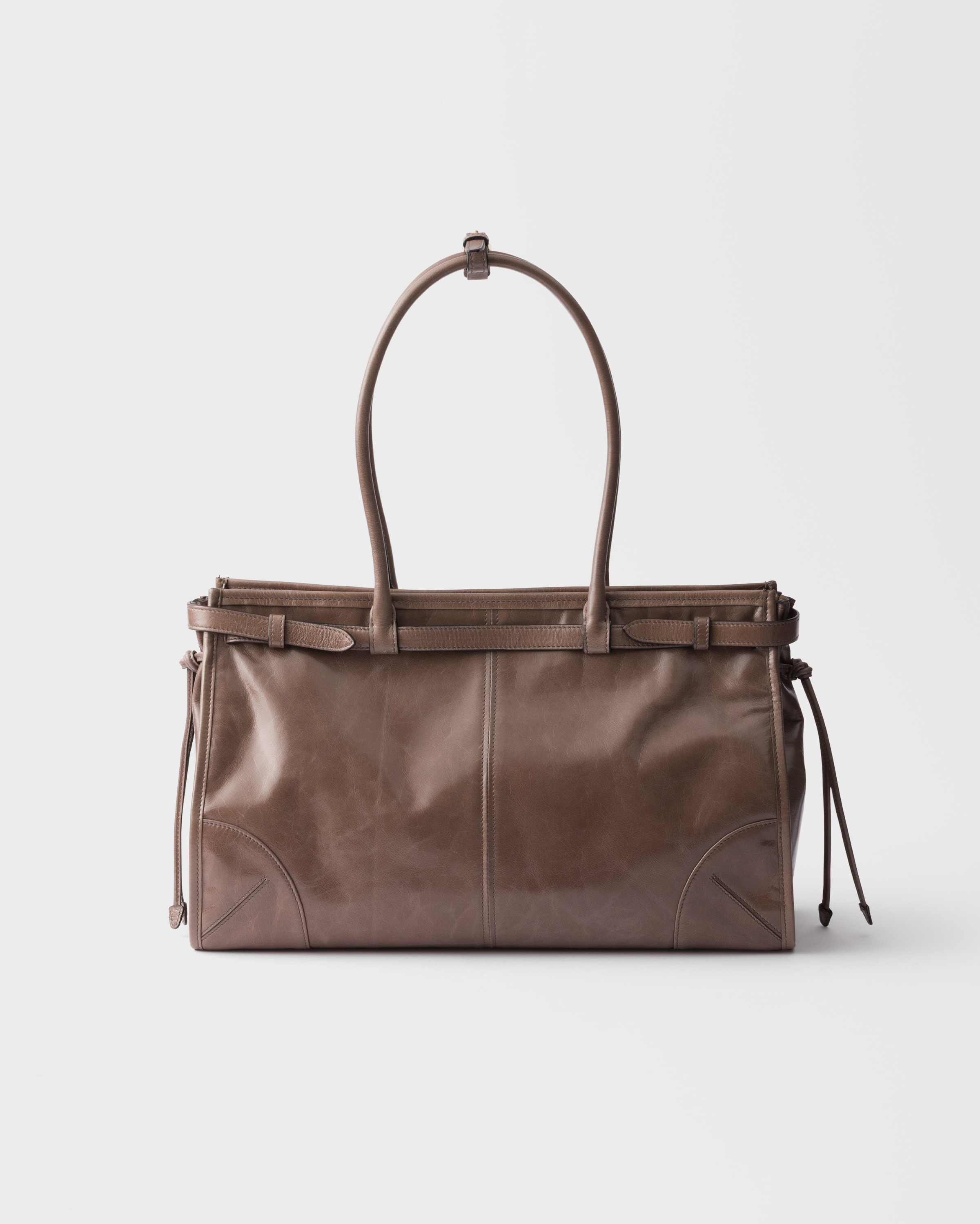 Prada Bonnie Grosse Handtasche Aus Leder