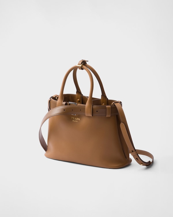 Prada Buckle small leather handbag with belt Prada Buckle small leather handbag with belt