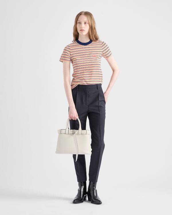 Prada Buckle small leather handbag with belt Prada Buckle small leather handbag with belt