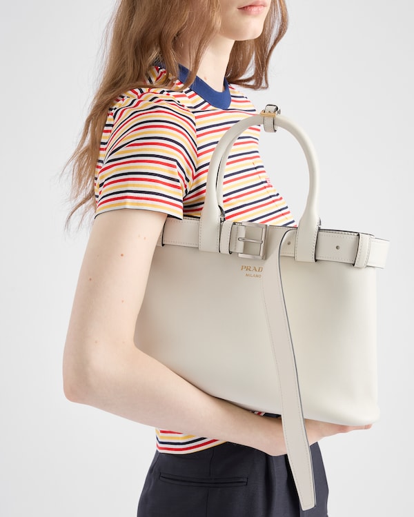 Prada Buckle small leather handbag with belt Prada Buckle small leather handbag with belt