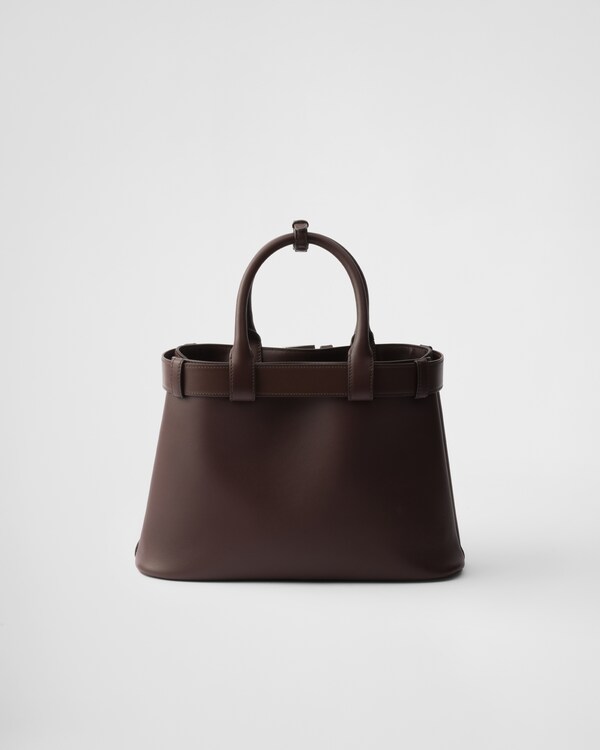 プラダ バックル スモール ベルト付レザー ハンドバッグ プラダ バックル スモール ベルト付レザー ハンドバッグ