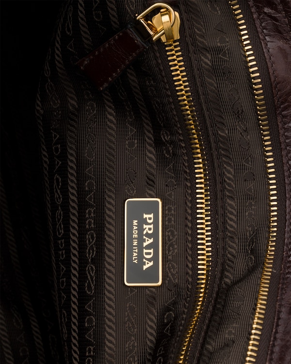 Prada Bonnie extra-large leather bag - Dark Brown Prada Bonnie extra-large leather bag - Dark Brown