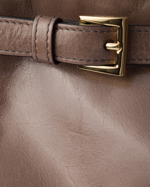 Très grand sac à main Prada Bonnie en cuir Très grand sac à main Prada Bonnie en cuir